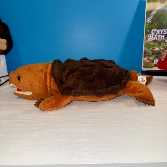 Bass Pro Shops Snapping Turtle Plush 15” Wildlife Artists EUC - Picture 4 of 8